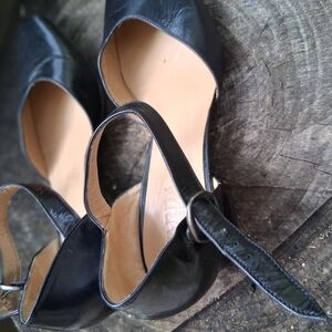 Prada Black Leather Flats